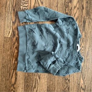 H&M Green Dinosaur Print Kids Sweatshirt